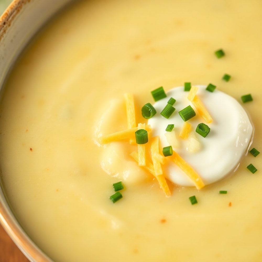 Bowl of Creamy Potato Soup