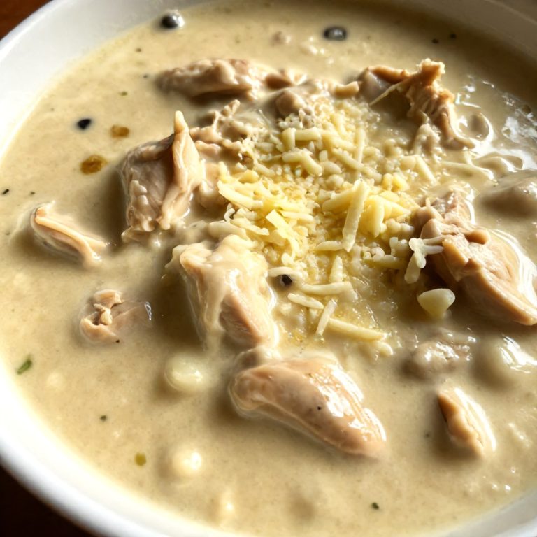 Easy Crock Pot Creamy Chicken Parmesan Soup