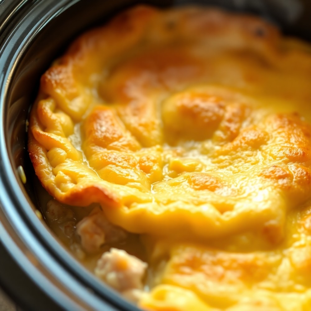 Easy Crockpot Chicken Pot Pie