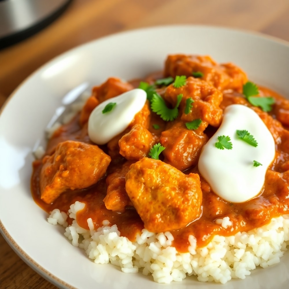 Crockpot Chicken Tikka Masala Final Dish