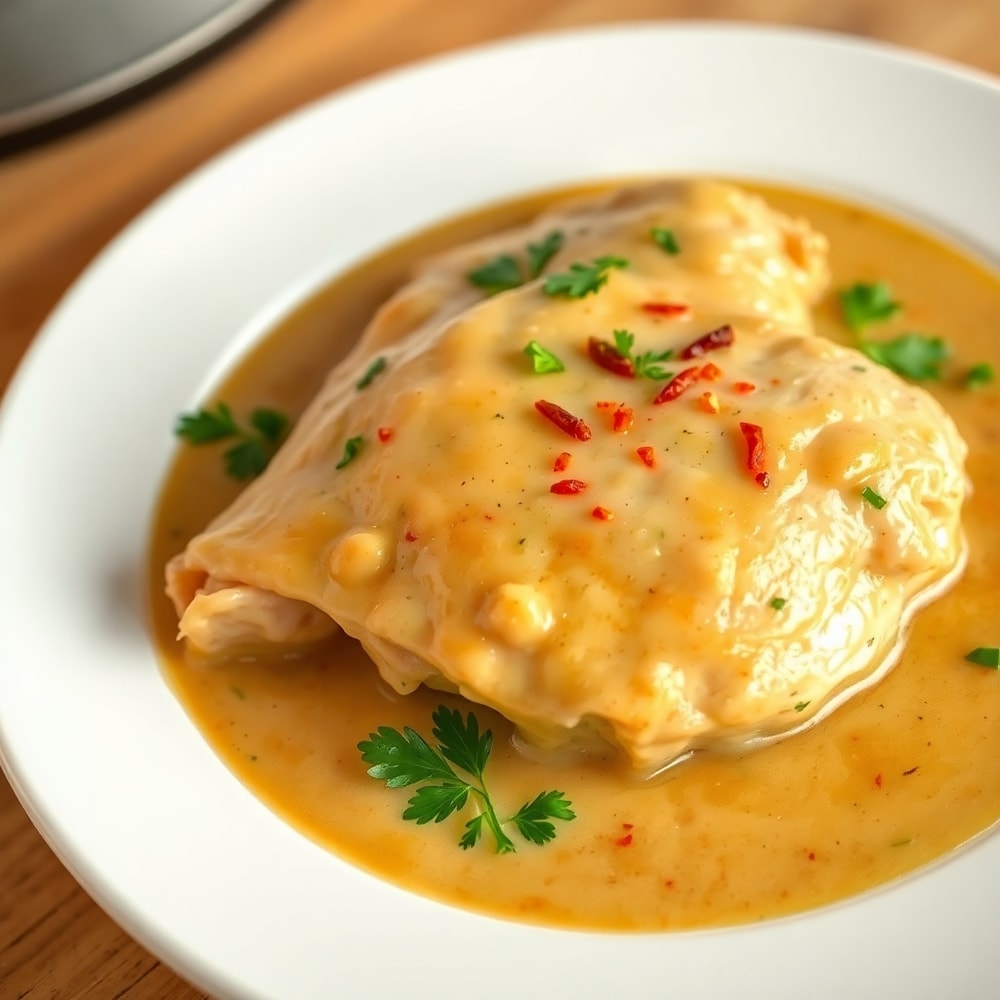 Easy Crockpot Marry Me Chicken Final Dish