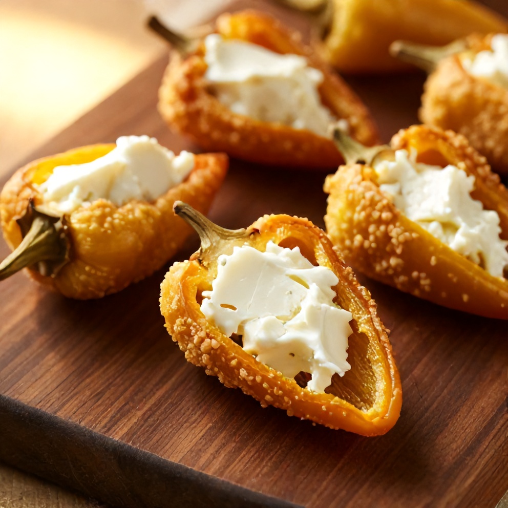 goat cheese stuffed mini peppers