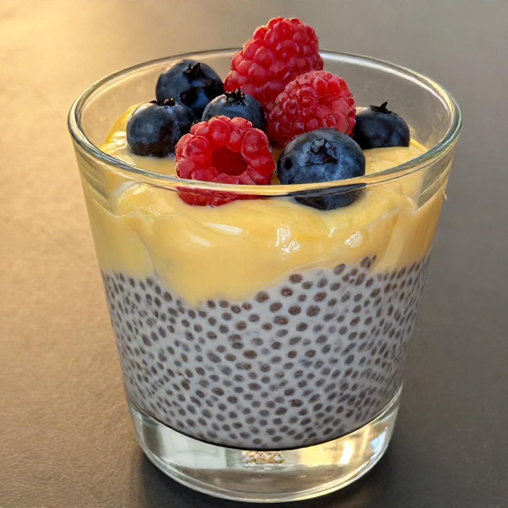 Easy Lemon Curd Chia Pudding