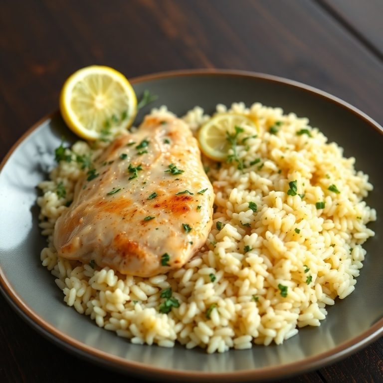 Easy Lemon Herb Chicken and Rice