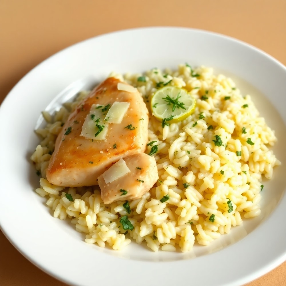 Easy Lemon Herb Chicken and Rice Final
