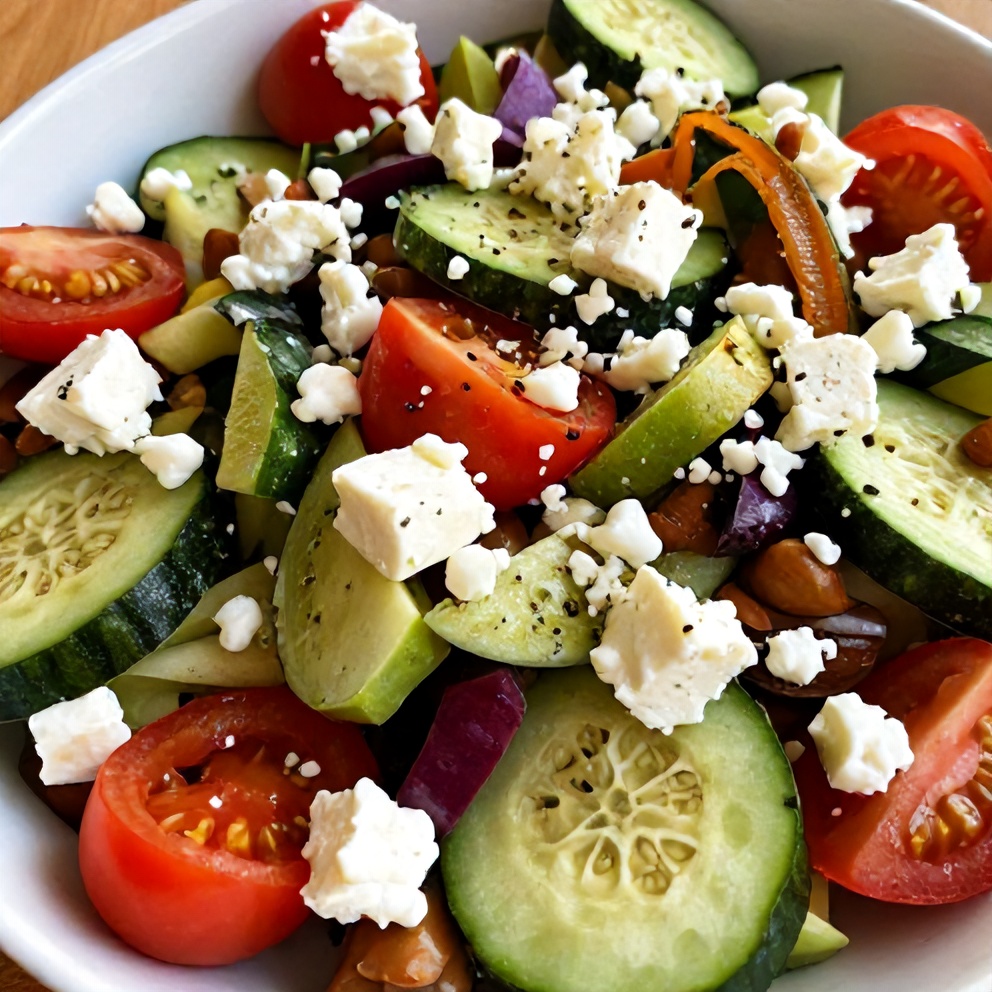 Easy Mediterranean Side Salad