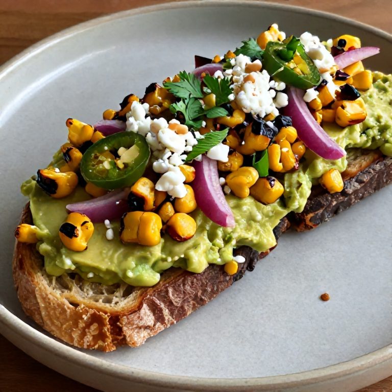 Mexican Street Corn Avocado Toast