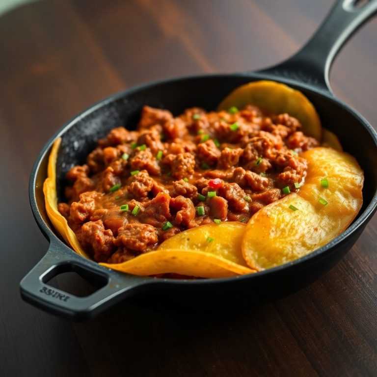 Sloppy Joe Potato Skillet