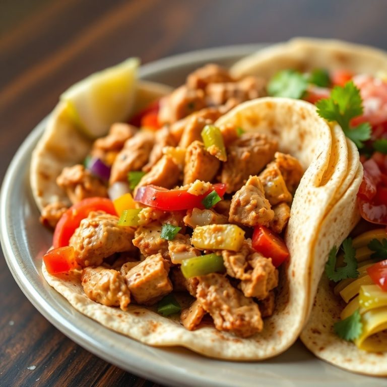Easy Slow Cooker Chicken Fajitas