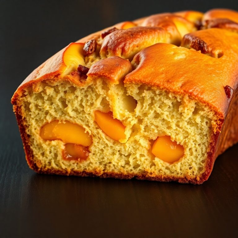 Easy Spiced Peach Bread