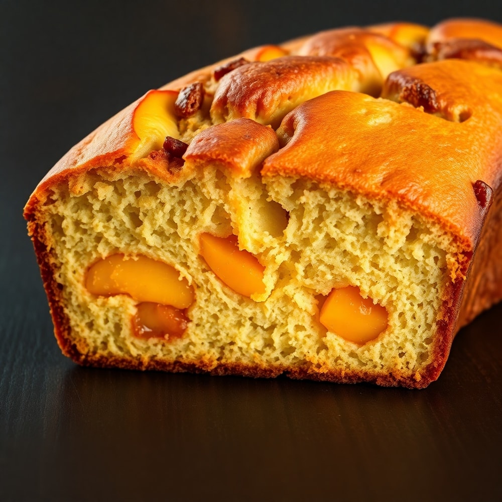 Easy Spiced Peach Bread