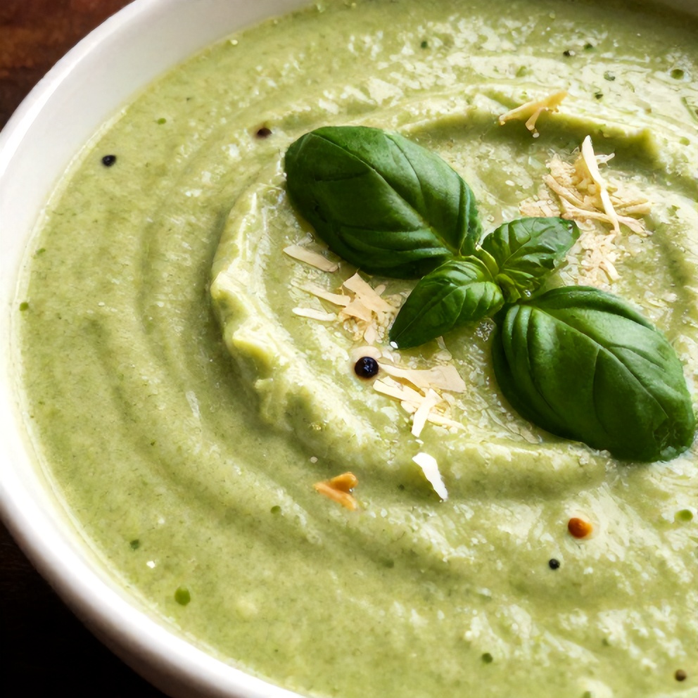 Easy Spring Zucchini Basil Soup
