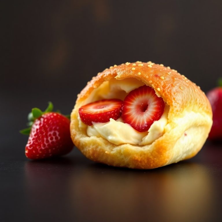 Strawberry Cheesecake Breakfast Rolls