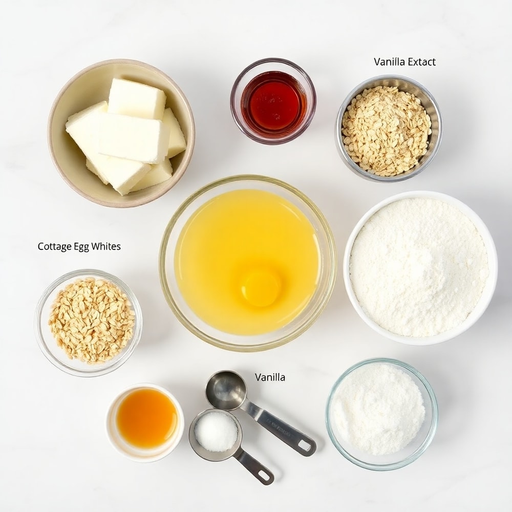 Raw ingredients for High Protein Pancake Muffins