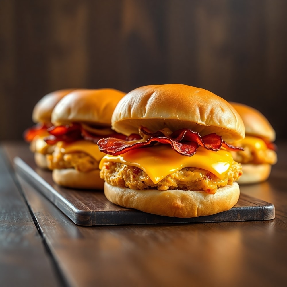 Honey Mustard BLT Chicken Sliders