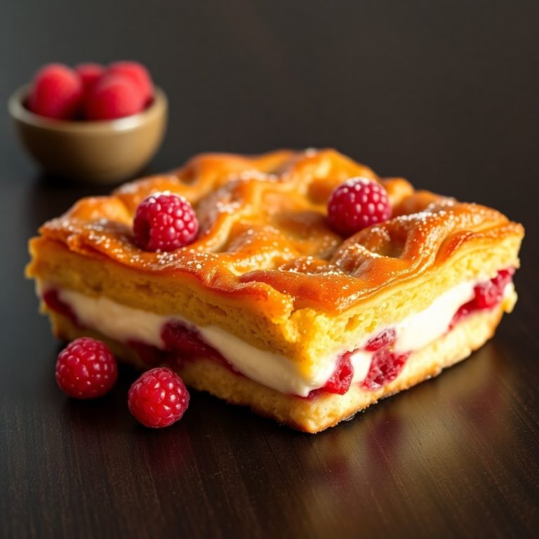 Raspberry Cheesecake French Toast Casserole
