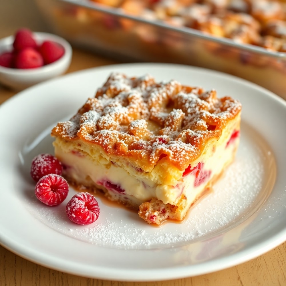 Raspberry Cheesecake French Toast Casserole Final