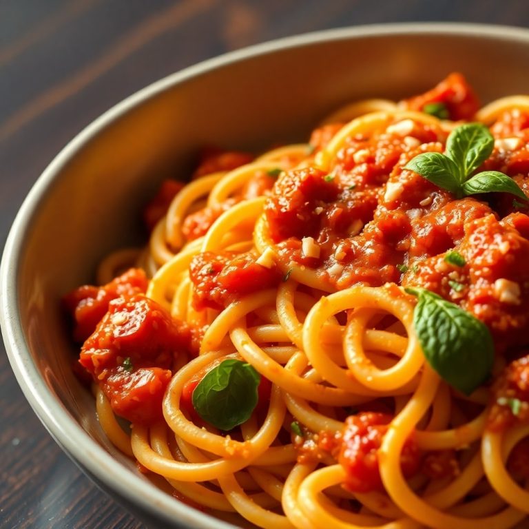 Roasted Tomato Garlic Ricotta Pasta
