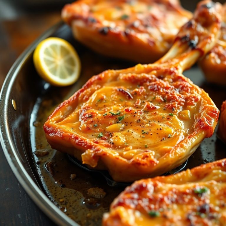 Sheet Pan Lemon Garlic Pork Chops