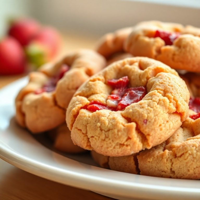 Strawberry Crunch Cookies