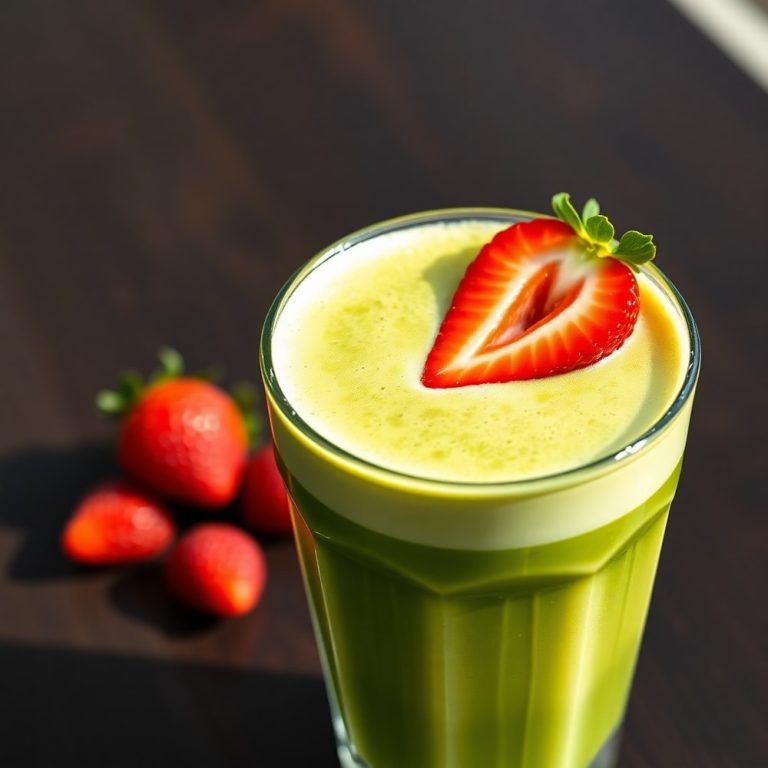Strawberry Matcha Latte