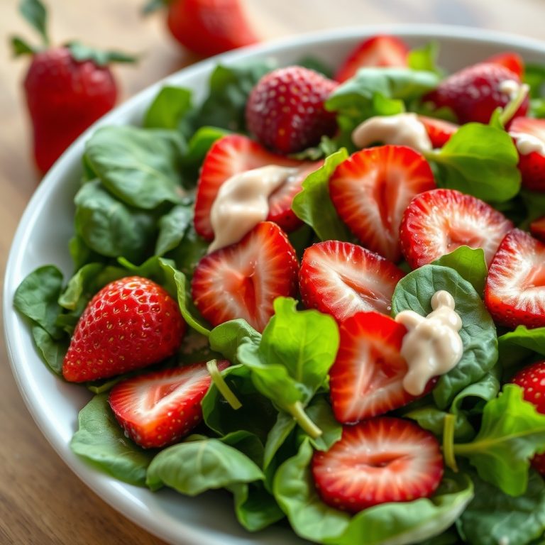 Strawberry Spinach Salad